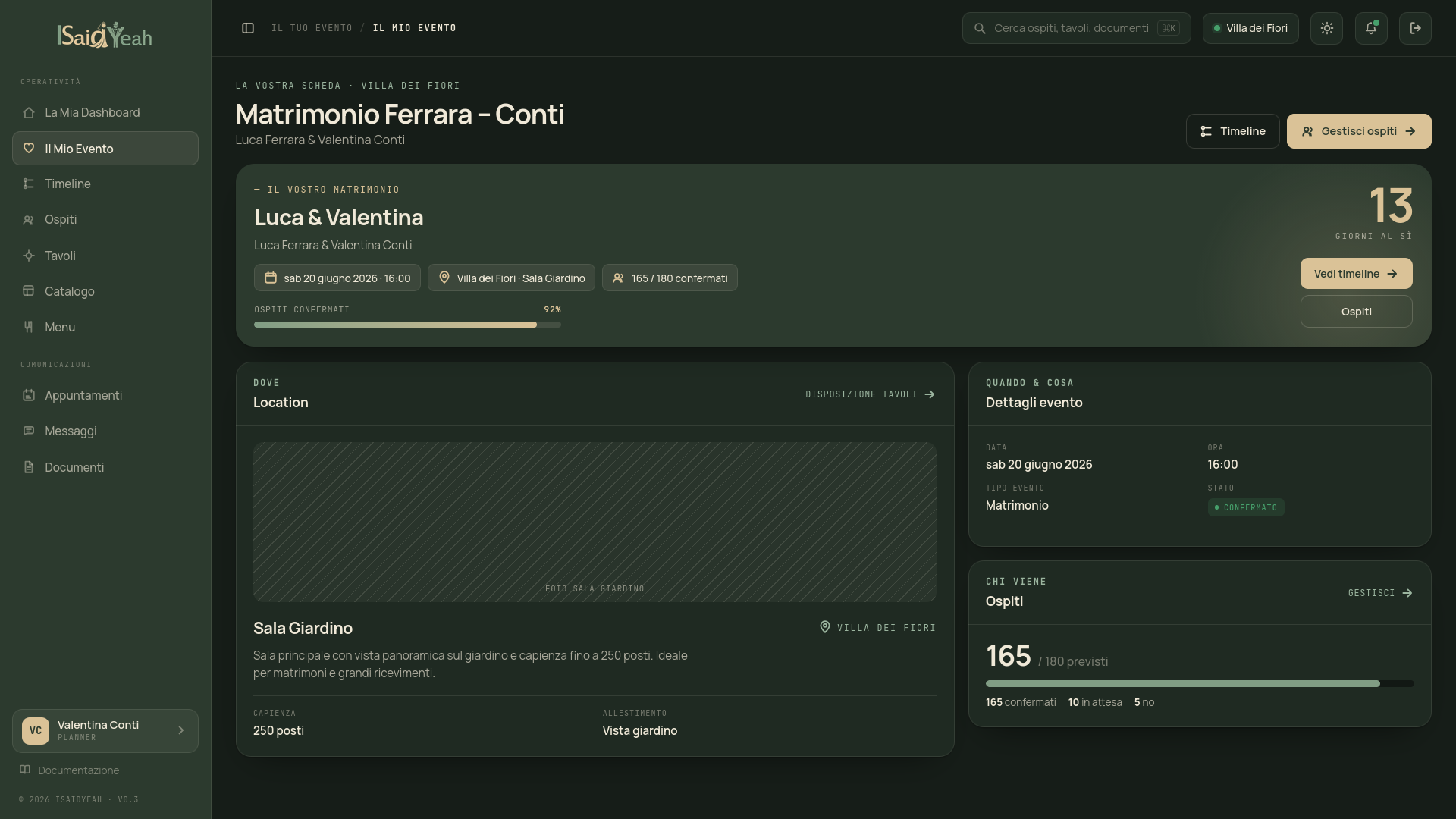 Il mio Evento